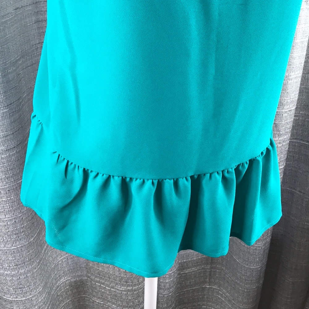 SALE 🙌🏻 Teal Peplum Eric + Lani Blouse - Picture 5 of 6